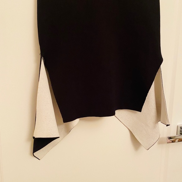 Witchery Size L Viscose Black/ White Top - Picture 2 of 8